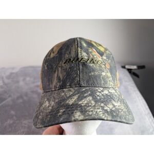 Boeing Camouflage Snapback Hat Mens USA Made Camo Baseball Cap Logo